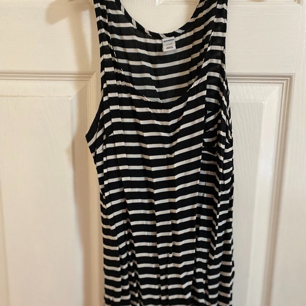 Black & White Tank Top